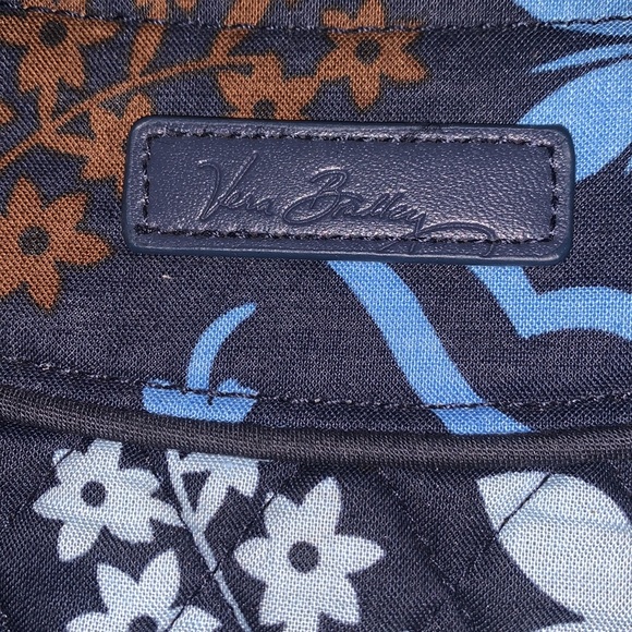 Vera Bradley Retired Blue Heather Paisley & Floral Crossbody Purse - Picture 3 of 5